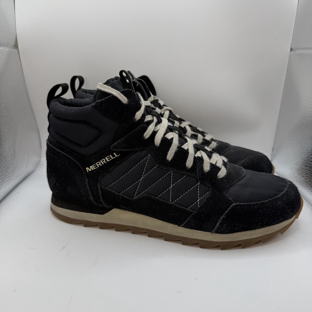 Merrell Men's Alpine Mid Sneakers Shoes Size 9 Black J16715